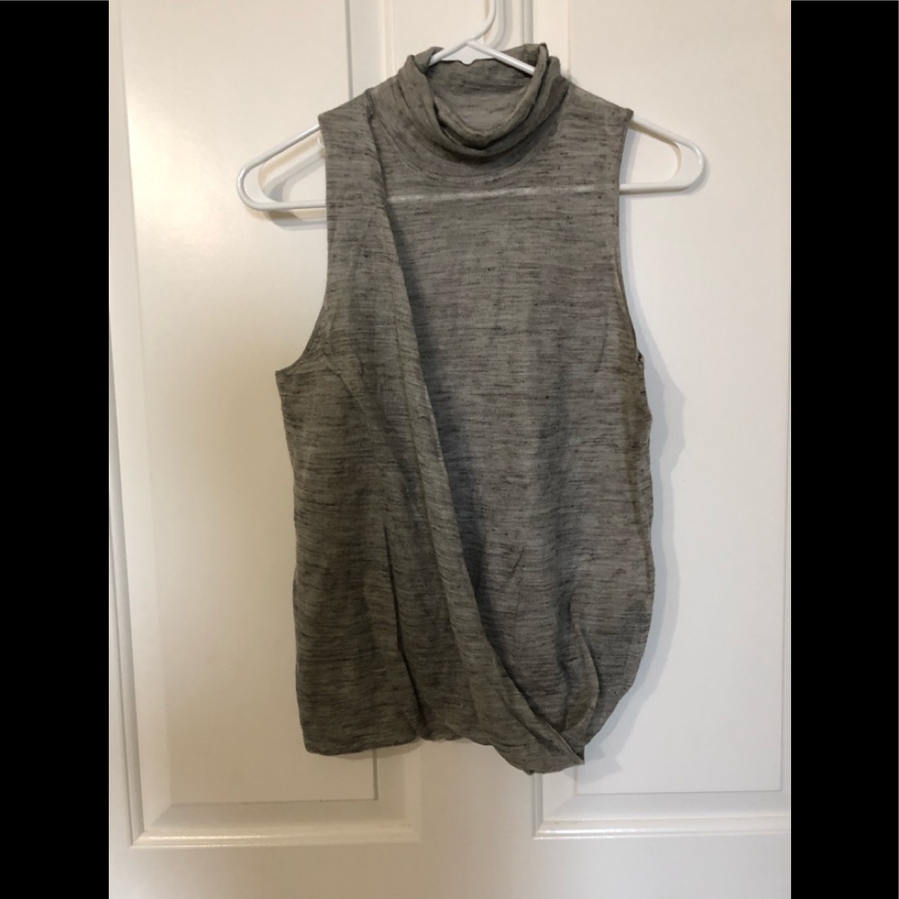 NWOT Zara Knit turtle neck sleeveless Top Size Medium - Picture 2 of 4